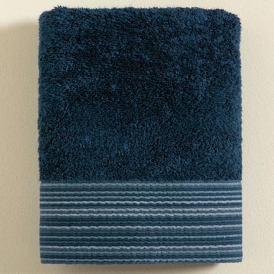 Sonhe Banyo Havlusu 85x150 cm Marin Mavi