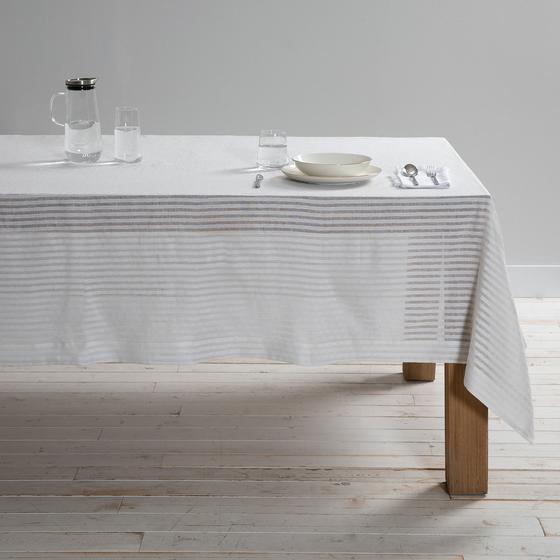 Lebre Masa Örtüsü 170x280 cm  Beyaz
